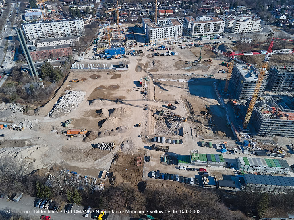 09.03.2022 - Baustelle PANDIONVERDE in Neuperlach  09.03.2022 - Baustelle PANDIONVERDE in Neuperlach